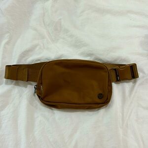 Lululemon 1L belt bag in the color brown